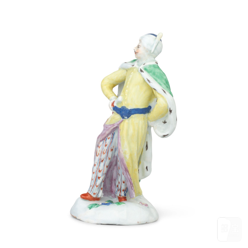 An important Liverpool (Philip Christian) figure of a gentleman in Turkish costume, circa 1765-75 - 图6